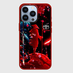 Чехол для iPhone 13 Pro Toyota затмение, цвет: 3D-красный