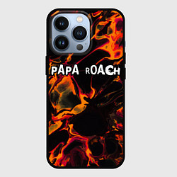 Чехол iPhone 13 Pro Papa Roach red lava