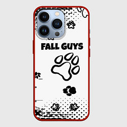 Чехол для iPhone 13 Pro Fall Guys game, цвет: 3D-красный