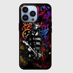 Чехол для iPhone 13 Pro Nirvana краски звука, цвет: 3D-черный