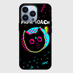Чехол для iPhone 13 Pro Papa Roach - rock star cat, цвет: 3D-черный
