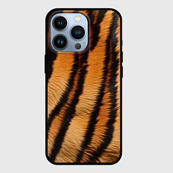 Чехол для iPhone 13 Pro Тигровая шкура, цвет: 3D-черный