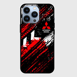 Чехол для iPhone 13 Pro Mitsubishi - sport style, цвет: 3D-черный