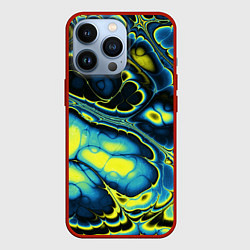 Чехол для iPhone 13 Pro Абстрактный узор, цвет: 3D-красный
