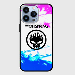 Чехол для iPhone 13 Pro The Offspring неоновая абстракция, цвет: 3D-черный