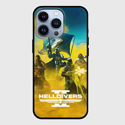 Чехол для iPhone 13 Pro Helldivers 2: Battle, цвет: 3D-черный