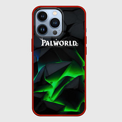 Чехол для iPhone 13 Pro Palworld объемные зеленые камни, цвет: 3D-красный