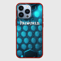 Чехол для iPhone 13 Pro Palworld логотип космический, цвет: 3D-красный