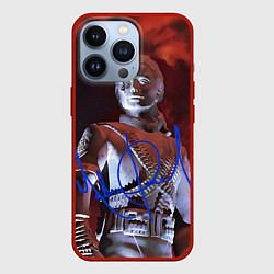 Чехол для iPhone 13 Pro Статуя Макла Джексона с автографом - альбом Histor, цвет: 3D-красный