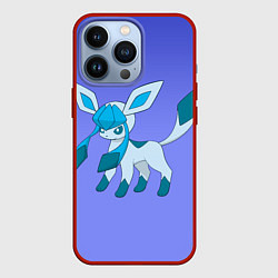 Чехол для iPhone 13 Pro Glaceon Pokemon, цвет: 3D-красный