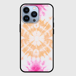 Чехол для iPhone 13 Pro Светлый тай дай, цвет: 3D-черный