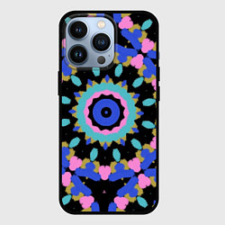 Чехол для iPhone 13 Pro Народные узоры, цвет: 3D-черный
