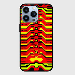 Чехол для iPhone 13 Pro Броня сектора мк v2, цвет: 3D-черный