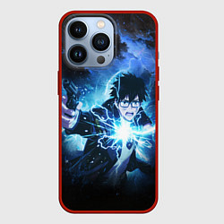 Чехол для iPhone 13 Pro Юкио - Синий экзорцист, цвет: 3D-красный