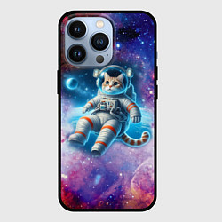 Чехол для iPhone 13 Pro The cat is a brave cosmonaut - ai art, цвет: 3D-черный