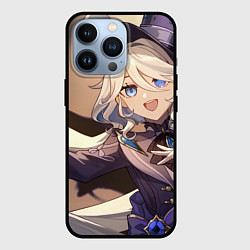 Чехол для iPhone 13 Pro Genshin Impact Furina happy smile, цвет: 3D-черный