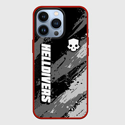 Чехол для iPhone 13 Pro Helldivers 2: Skull Logo, цвет: 3D-красный