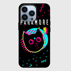 Чехол для iPhone 13 Pro Paramore - rock star cat, цвет: 3D-черный