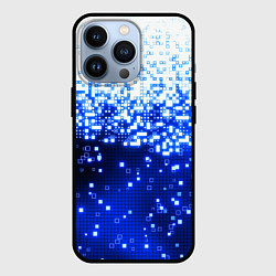 Чехол для iPhone 13 Pro Поврежденный цифровой скин - осыпающиеся пиксели, цвет: 3D-черный