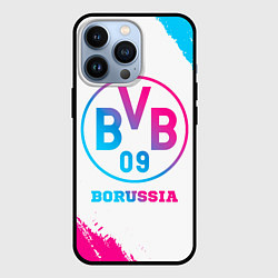 Чехол iPhone 13 Pro Borussia neon gradient style