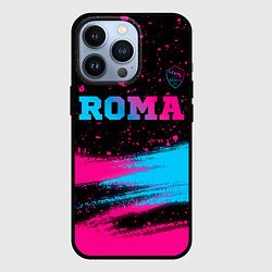 Чехол для iPhone 13 Pro Roma - neon gradient посередине, цвет: 3D-черный