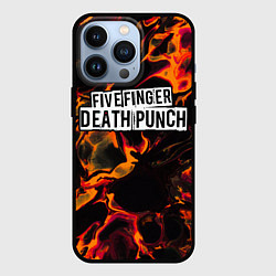 Чехол iPhone 13 Pro Five Finger Death Punch red lava