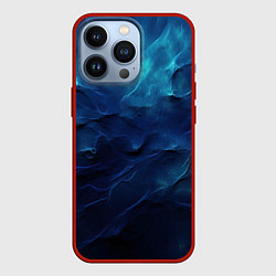 Чехол для iPhone 13 Pro Абстрактные волны глубины, цвет: 3D-красный
