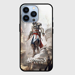 Чехол для iPhone 13 Pro Assassins creed town, цвет: 3D-черный