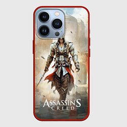 Чехол для iPhone 13 Pro Assassins creed poster game, цвет: 3D-красный
