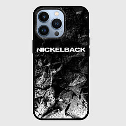 Чехол для iPhone 13 Pro Nickelback black graphite, цвет: 3D-черный