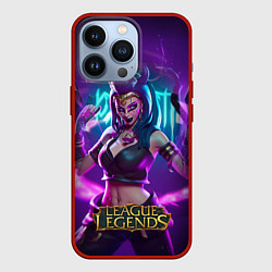 Чехол для iPhone 13 Pro League Of Legends Akali Kda, цвет: 3D-красный