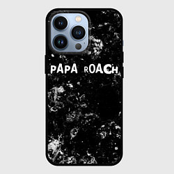 Чехол iPhone 13 Pro Papa Roach black ice