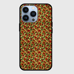 Чехол для iPhone 13 Pro Камуфляж победы, цвет: 3D-черный