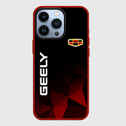 Чехол для iPhone 13 Pro Geely, цвет: 3D-красный