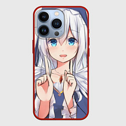 Чехол для iPhone 13 Pro Konosuba Эрис, цвет: 3D-красный