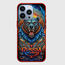 Чехол iPhone 13 Pro Суровый русский медведь