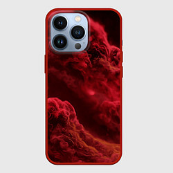 Чехол для iPhone 13 Pro Красный густой дым инферно - inferno red, цвет: 3D-красный