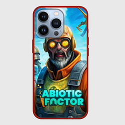 Чехол для iPhone 13 Pro Abiotic Factor игровые персонажи, цвет: 3D-красный