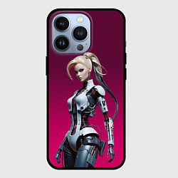 Чехол для iPhone 13 Pro Beauty cyber Barbie - ai art fantasy, цвет: 3D-черный