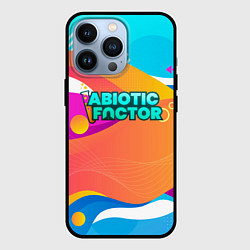 Чехол для iPhone 13 Pro Abiotic Factor цветное безумие, цвет: 3D-черный