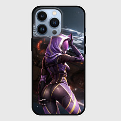 Чехол для iPhone 13 Pro Mass Effect ТалиЗора и космический корабль, цвет: 3D-черный