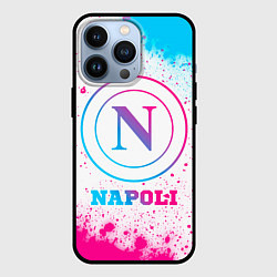 Чехол для iPhone 13 Pro Napoli neon gradient style, цвет: 3D-черный