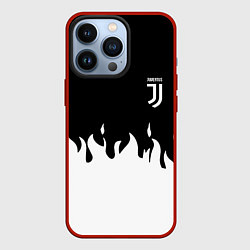 Чехол для iPhone 13 Pro Juventus fire, цвет: 3D-красный