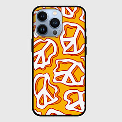 Чехол для iPhone 13 Pro Pattern peace, цвет: 3D-черный