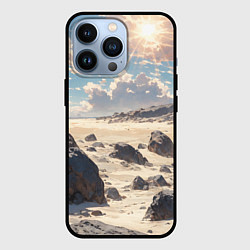 Чехол для iPhone 13 Pro Аниме пляж, цвет: 3D-черный