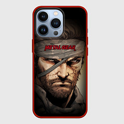 Чехол для iPhone 13 Pro Metal gear Venom Snake, цвет: 3D-красный
