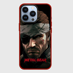 Чехол для iPhone 13 Pro Metal gear Venom Snake, цвет: 3D-красный