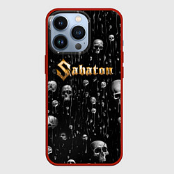 Чехол для iPhone 13 Pro Sabaton - rock, цвет: 3D-красный