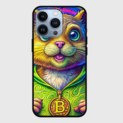 Чехол iPhone 13 Pro Хомяк и биткоин