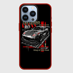 Чехол для iPhone 13 Pro Rx7 korch drift, цвет: 3D-красный